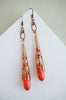 Antwerp Earrings in Chili Pepper + Copper