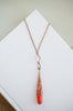 Antwerp Necklace in Chili Pepper + Copper