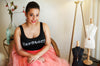 HerStory Branded Tank in Black + White