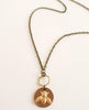 Bee The Change Necklace in Copper + Brass
