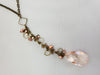 The Cluster **** Necklace in Blush and Brass