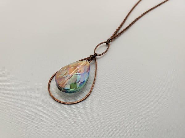 Hope Rising – Crystal Necklace in Copper and Radiance