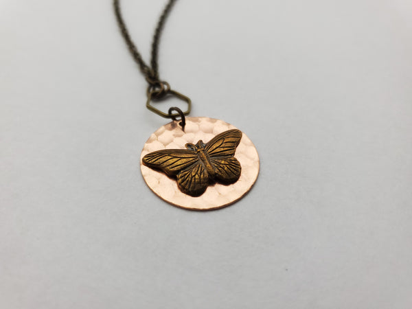 Papillon in Copper + Brass