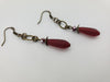 Eilandje Earrings in Crimson + Brass