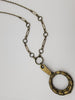 "Aphrodite’s Glow" - Vintage Hardware Necklace in Brass